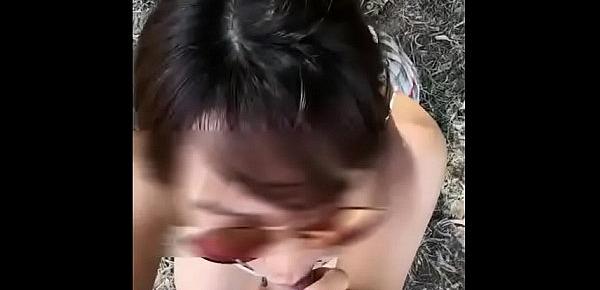  Aian Slut JJ Having Outdoor Sex (Also for verification)